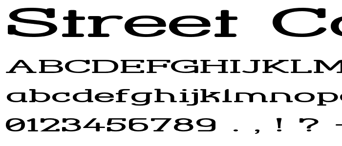 Street Corner Slab HyperExtend font